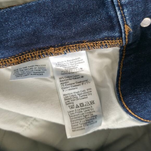 J.Crew Factory Classic Vintage All-Day Stretch Ether Blue Wash Jeans Women Sz 35 - Picture 9 of 11